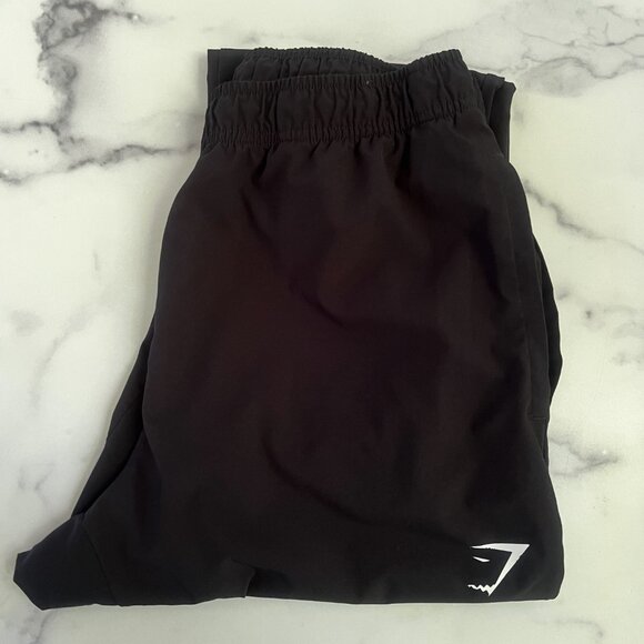 Gymshark Men's Ankle Zip Joggers, Black, Size M - Picture 3 of 11